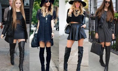 4 outfituri all black